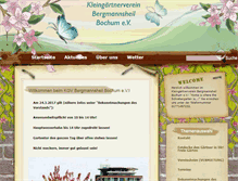 Tablet Screenshot of kgv-bergmannsheil.de